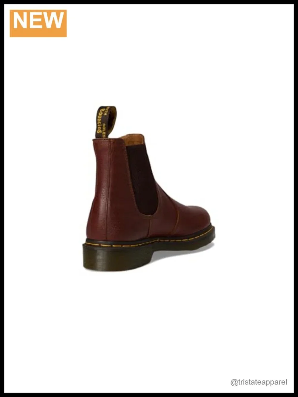 Leather Ankle Chelsea Boots Unisex Pull-On Round Toe